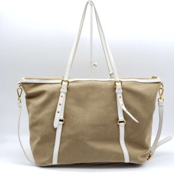 Prada Jacquard Logo Shoulder Bag 480-052223 - Picture 2 of 16